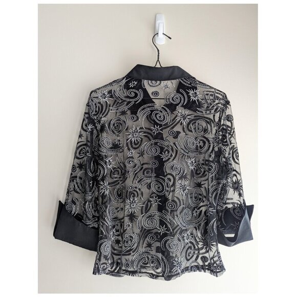 Jiayang Retro Y2K Whimisgoth blouse - Picture 2 of 7
